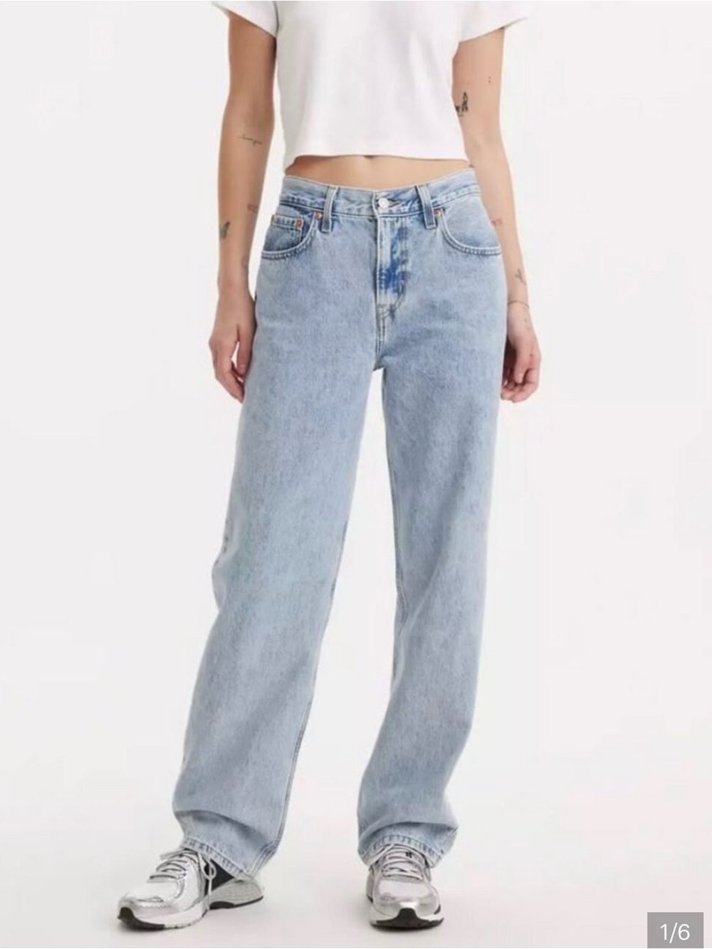 Levi's Low Pro Jeans - Charlie Glow
Up-Size 27